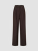 Serene Set Chocolate Herringbone Short Jacket Pants