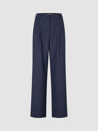 Serene Set Marine Pinstripe Short Jacket Pants