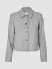 Serene Set Tapestry Herringbone Short Jacket Pants