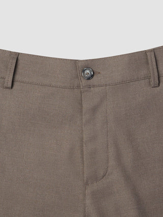 Siena Pants Relaxed Fit Dark Chestnut Melange