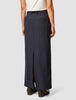 Essential Maxi Skirt Navy Pinstripe