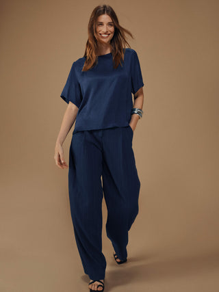 Women's Amara Blouse Navy