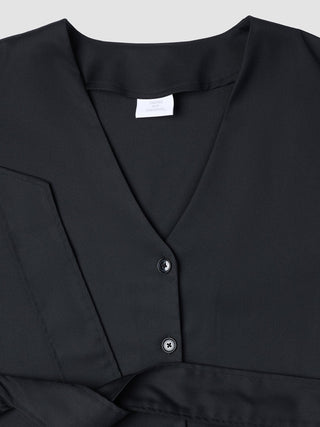 Women's Skye Belted Overshirt Black