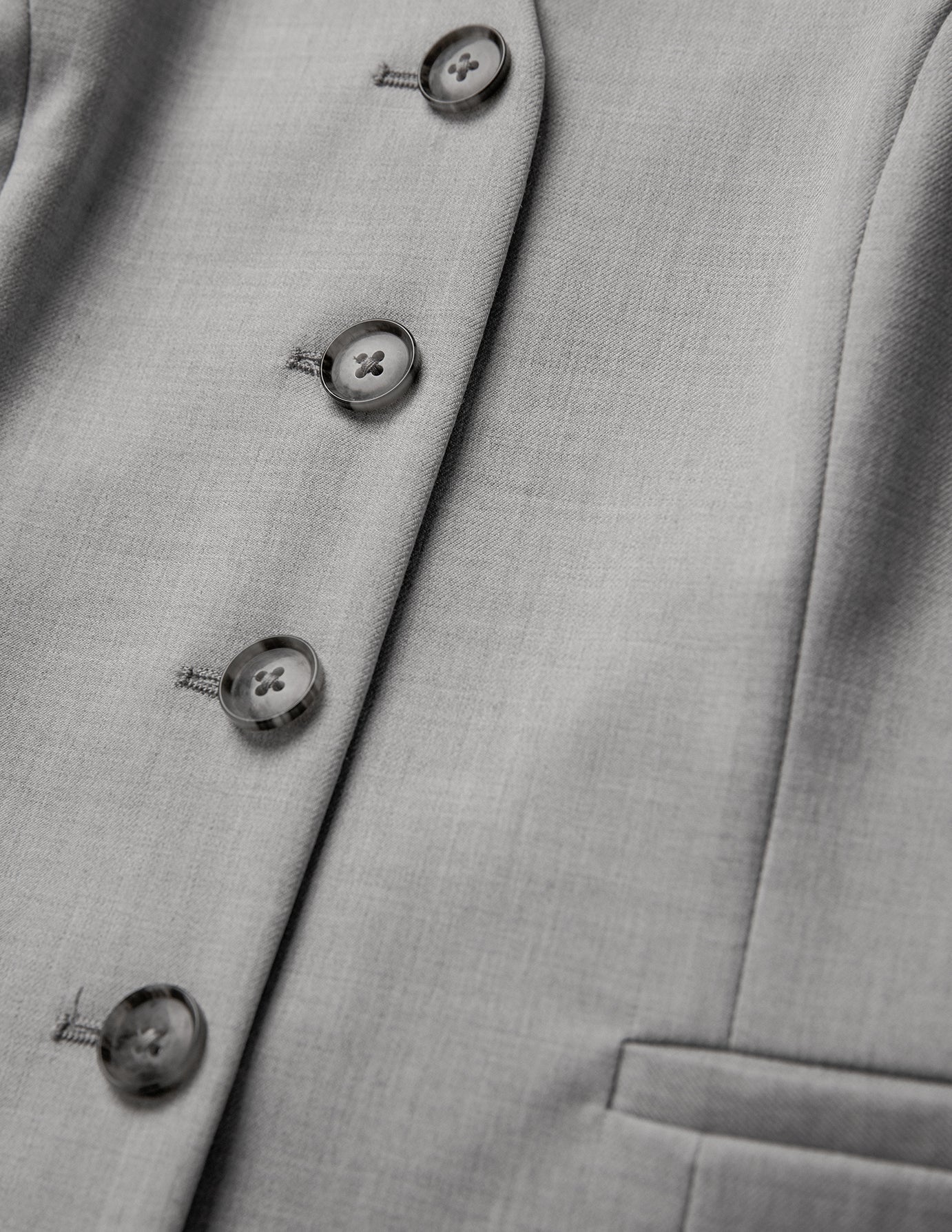 Women's Skye Long Vest Grey Pine Melange