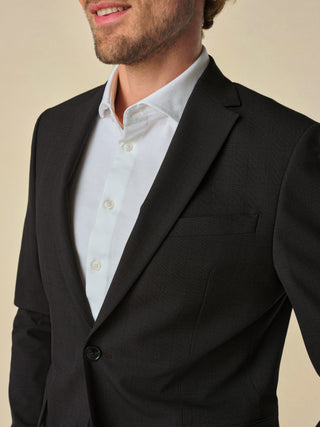 Essential Blazer Regular Black Check