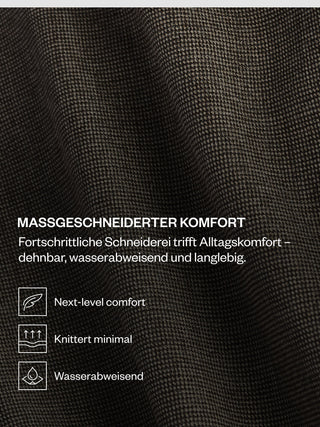 Essential Suit Pants Relaxed Fit Green Melange