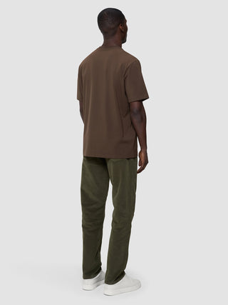 Supima T-shirt Box Fit Saddle Brown