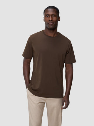 Supima T-shirt Saddle Brown