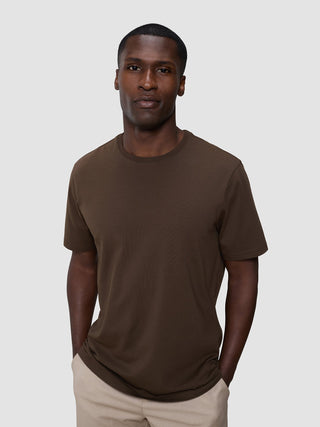 Supima T-shirt Saddle Brown