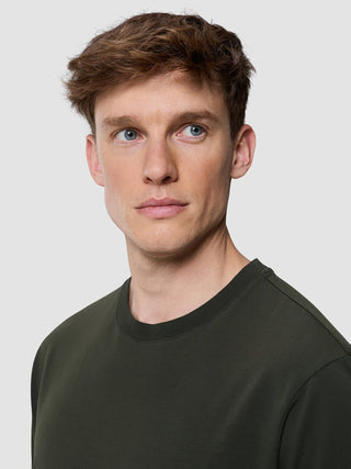 Supima T-shirt Box Fit Green Night