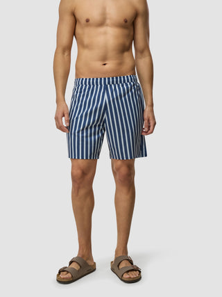 Swim Shorts Navy Stripe