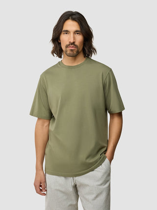 Supima T-shirt Box Fit Clover Green
