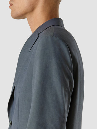 Tech Linen Blazer Navy