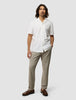 Tech Linen Bowling Short Sleeve Shirt Pure White
