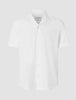 Tech Linen Bowling Short Sleeve Shirt Pure White