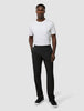 Tech Linen Elastic Pants Black