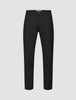 Tech Linen Elastic Pants Black