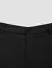 Tech Linen Elastic Pants Black