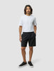 Tech Linen Elastic Shorts Black