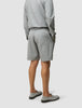Tech Linen Elastic Shorts Charcoal