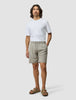 Tech Linen Elastic Shorts Raw Beige