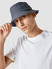 Tech Linen Bucket Hat Navy