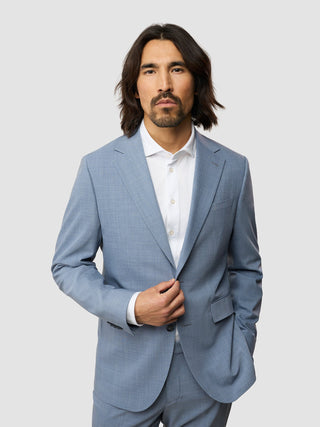 Tech Wool Suit Light Blue
