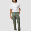 Tech Linen Elastic Pants Urban Green