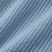 Textured Knitted Short Sleeve Polo Sky Blue