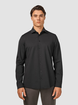 Travel Shirt Black Regular