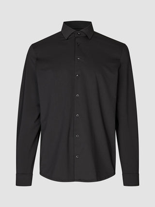 Travel Shirt Black Regular