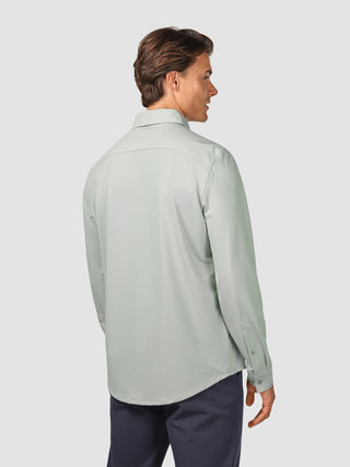 Travel Shirt Mint Grey Regular