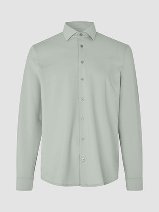 Travel Shirt Mint Grey Regular