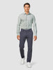Travel Shirt Mint Grey Slim