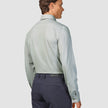 Travel Shirt Mint Grey Slim