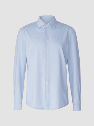 Travel Shirt Light Blue Slim