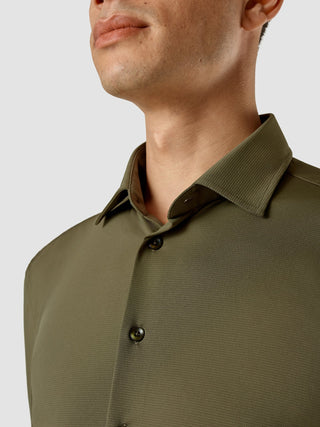 Travel Shirt Remote Green Slim