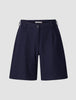 Linen Shorts Navy