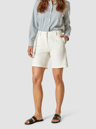 Linen Shorts Off White