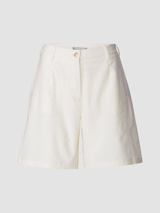 Linen Shorts Off White