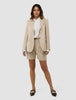 Women's Skye Blazer Sandy Beige Melange