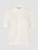 Women's Structured Polo Off White