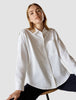 Oversized Long Sleeve Shirt White
