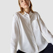 Oversized Long Sleeve Shirt White