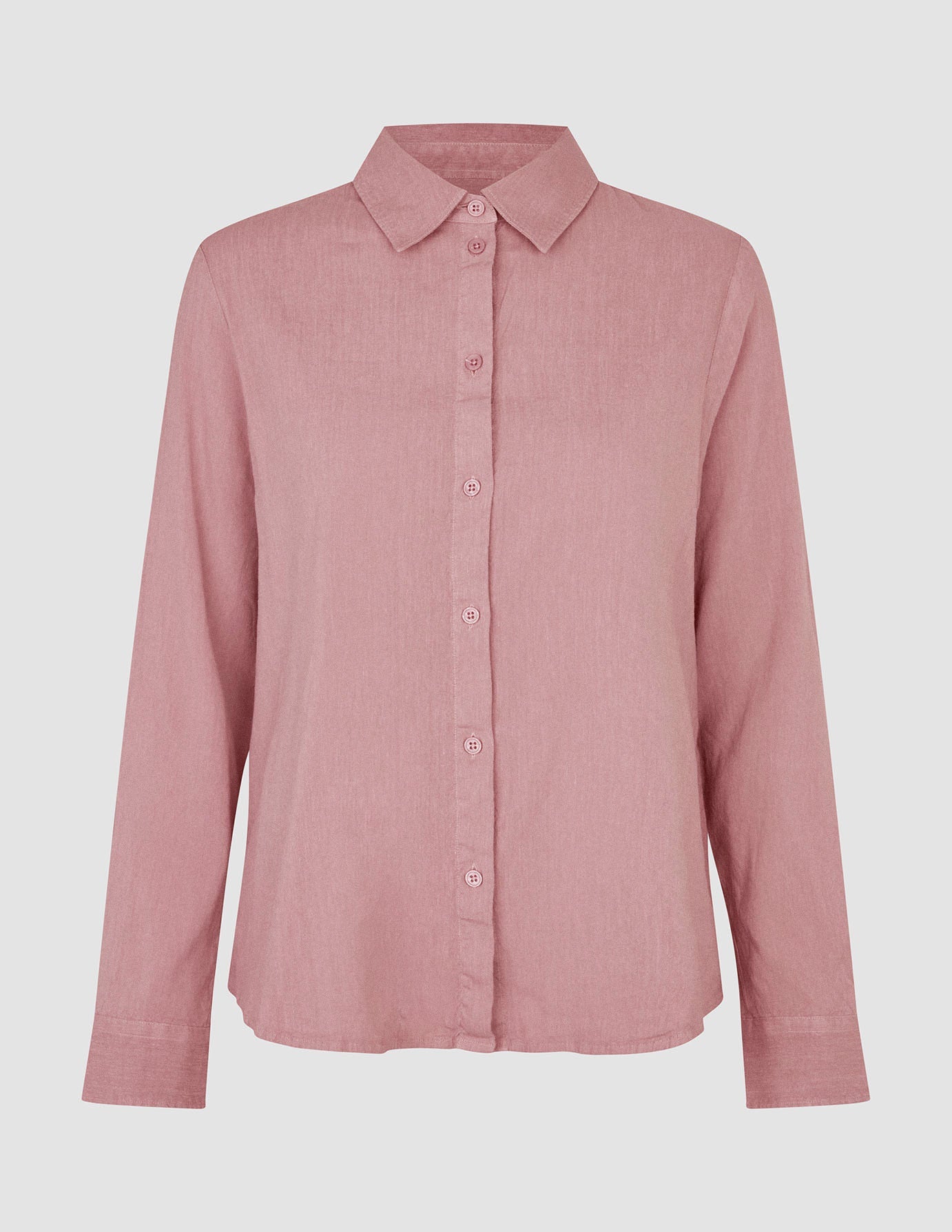 Women's Linen Shirt Dusty Cerise