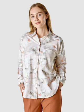 Oversized Long Sleeve Shirt Rainforest