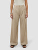 Women's Skye Pants Wide Sandy Beige Melange