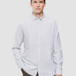 All-Day Oxford Shirt Beige Stripes