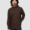 All-Day Oxford Shirt Dark Brown