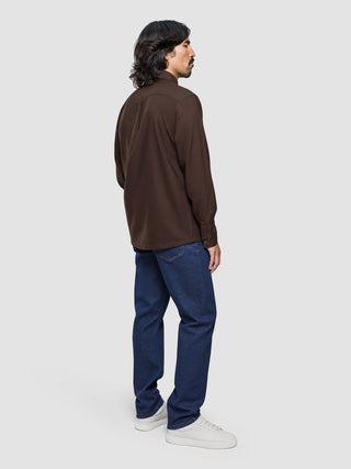 All-Day Oxford Shirt Dark Brown